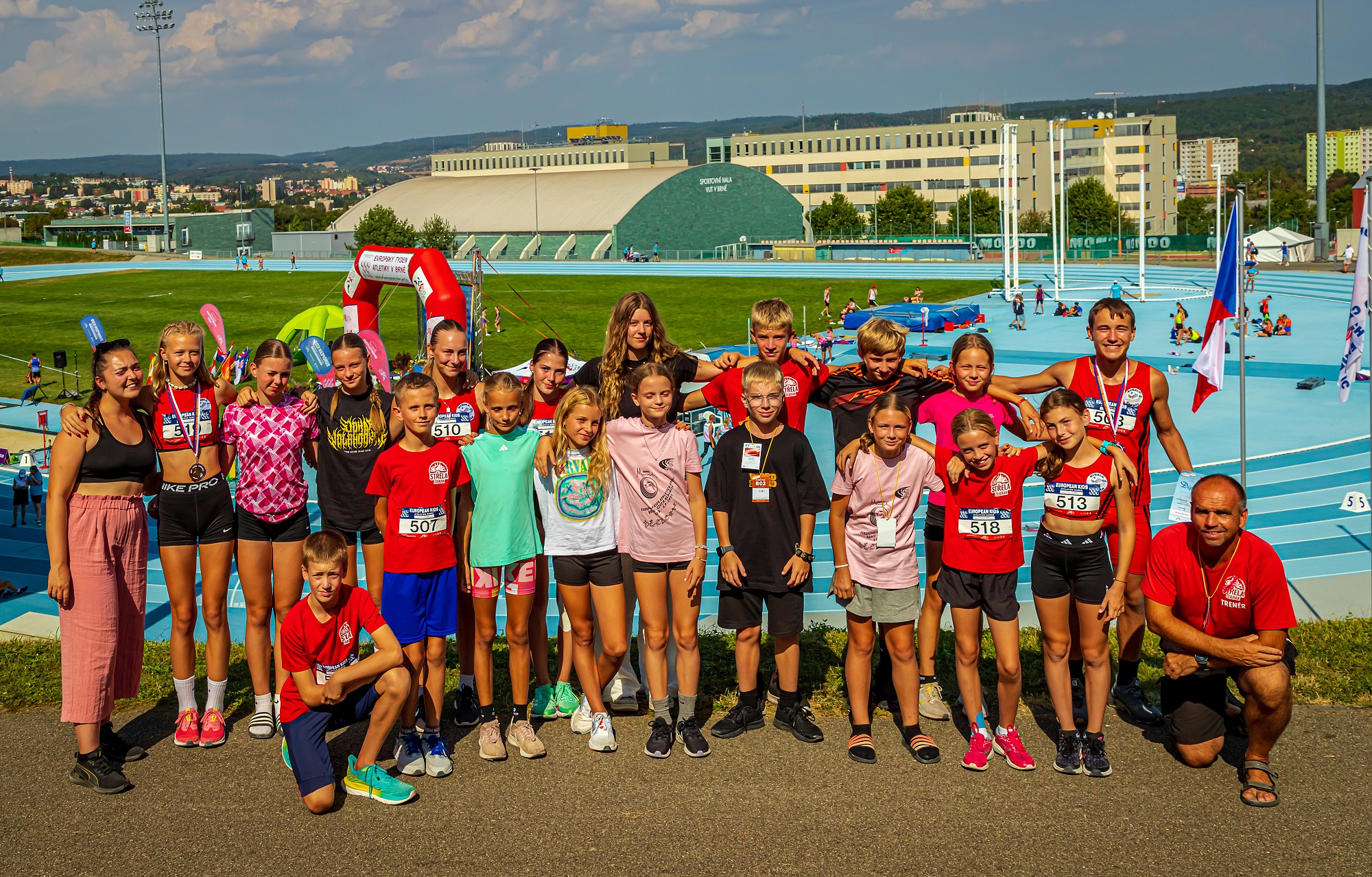 Výsledky atletického oddílu - Úspěchy žebráckých atletů na Evropských atletických hrách mládeže