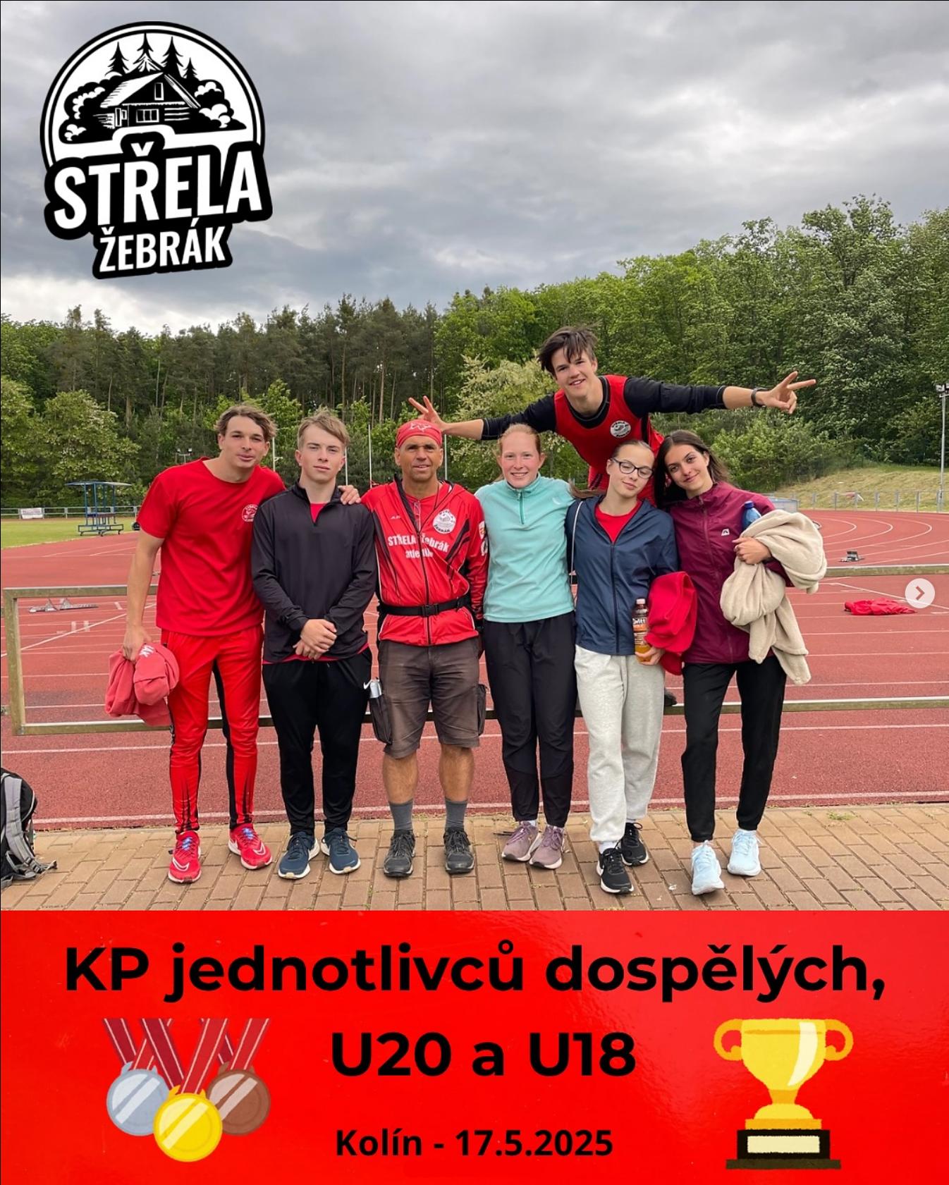 Atleti STŘELA Žebrák, z.s. zářili na krajských přeborech! Přivezli 10 medailí a spoustu osobních rekordů